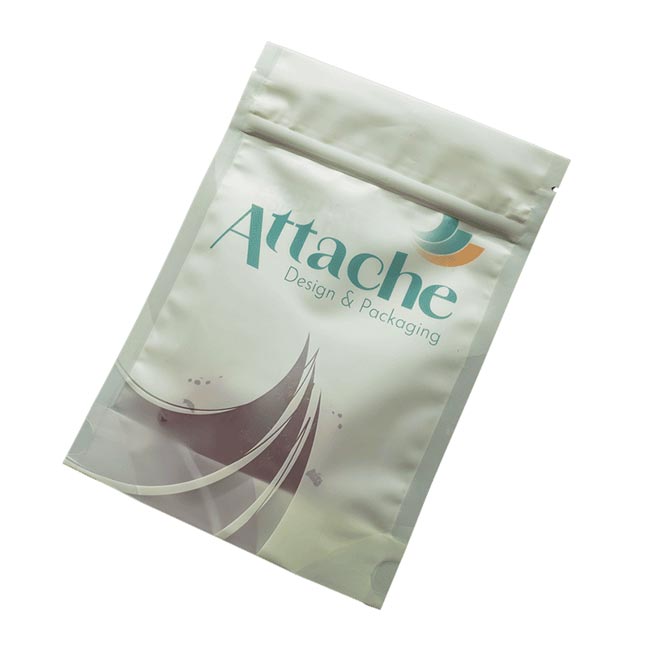 custom design windowed flexible pouches