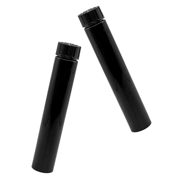 125mm screw cap tubes black