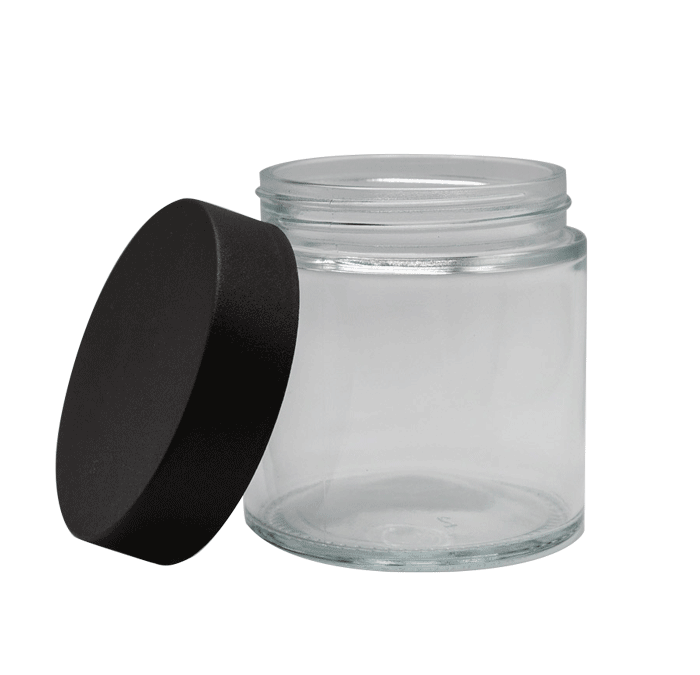 8oz Clear Glass Jar